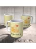 Mr. & Mrs. Panda Kinderbecher Fuchs Mama mit Spruch in Gelb Pastell