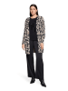 Betty Barclay Longstrickjacke mit Aufdruck in Taupe/Black