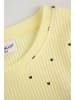 Coccodrillo Geripptes T-Shirt mit kurzen Ärmeln in gelb