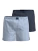 Tom Tailor Boxershort 2Er Pack Dakota in blau-hell-Streifen