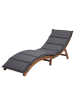 home24 Klappbare Gartenliege Yomi in Anthrazit