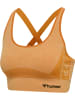 Hummel Hummel Top Hmlclea Yoga Damen Atmungsaktiv Schnelltrocknend Nahtlosen in BLAZING ORANGE/CARROT CURL MELANGE