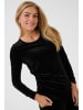 Kaffe Langarm-Shirt KAkelly Tight fit in Black Deep