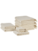 Beliani 9er-Set Handtuch ATIU in Beige