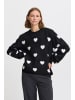 b. young BXMINYA HEART JUMPER - KNIT Relaxed fit in Off White Mix