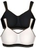 Viania 2er Pack Sport BH intense in schwarz weiss
