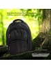Bag Street Businessrucksack Synthetik schwarz ca. 30cm breit ca. 46cm hoch