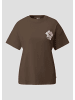 QS T-Shirt in 89D0_braun