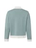 März Strickjacke in petrol weiß - 0001