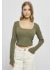 Urban Classics Long Sleef in olive