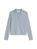 Marc O'Polo Feinstrick-Poloshirt regular in Blue Graphite