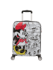 American Tourister Wavebreaker Disney - 4-Rollen-Kabinentrolley S 55 cm in Minnie Comics White