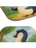 Mr. & Mrs. Panda Untersetzer Pinguin Marienkäfer Design ohne Spruch in Weiß