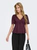 ONLY Top in Mauve Wine