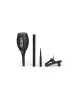 EASYmaxx Solar-Fackel LED 2er-Set 1,2V schwarz mit Erdspieß und Clip Schwarz