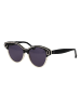 Hally & Son Frauen Sonnenbrille Schmetterling Schwarz