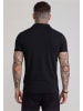 SikSilk Polo Shirt in black