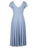 Vera Mont Cocktailkleid im Glitzer-Look in Blue/Silver