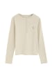Polo Club T-Shirt WOMAN RIGBY GO ORLA LONG SLEEVE SLIM FIT in Beige
