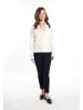 Usha Damen Cardigan Mit Perlen in Wollweiss