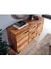 FineBuy Sideboard in Braun / Sheesham / 145x45x82