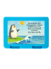 Mr. & Mrs. Panda Brotdose Pinguin Surfer Design mit Spruch in Weiß