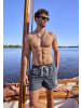 John Devin Badeshorts in rauchblau