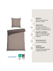 Schiesser Renforcé Bettwäscheset Doubleface in Taupe-Dunkelgrau