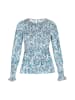 usha FESTIVAL Women Blouse in blue multicolor