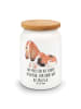 Mr. & Mrs. Panda Vorratsdose Hund Basset Hound mit Spruch in Weiß