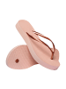 Havaianas Slim-Flatform-Zehenstegsandale Rose