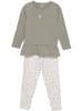 CeLaVi Kinder Schlafanzug "Pyjamas w. AOP" in Weiß