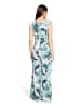 Vera Mont Jumpsuit mit Raffung in Green/White
