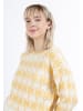 myMo Damen Strickpullover in Gelb