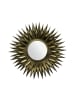 KADIMA DESIGN Wandspiegel Sonne 74 cm Metall Design Hängespiegel Messing Antik,