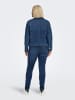 ONLY Carmakoma Skinny Jeans in Medium Blue Denim