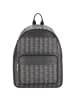 Lacoste The Blend Rucksack 41 cm allover monogram noir gris