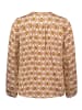 CARTOON Casual-Bluse mit Knöpfen in Brown/Rosé