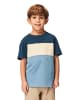 Band of Rascals T-Shirt " Block " in dark-petrol-aegean-blue