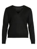 Vila V-Ausschnitt-Pullover in Black