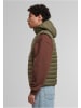 Urban Classics Urban Classics Basic Light Weigh Vest With Hood in darkolive