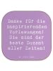 Mr. & Mrs. Panda Tassen Untersetzer Spruch Bester Dozent mit Spruch in Lavendeltraum
