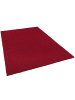 Snapstyle Luxus Hochflor Shaggy Teppich Velvet in Weinrot