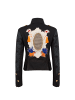 Mr&Mrs Italy Schwarz Baumwolle Damen Jacke