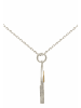 Gemshine Halskette mit Anhänger Maritim Meer Wellen und Bergen in silver coloured