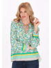 usha FESTIVAL Women Blouse in green multicolor