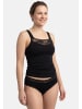 Conta Unterhemd / Top Modal in Schwarz / blau / weiß