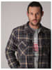 miracle of denim Hemdjacke in Blue/Beige Check