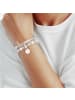 Lulu & Jane Armband aus Metall-Legierung mit Süßwasser-Zuchtperle in silber