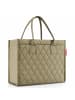 Reisenthel Daily Shopper - Shopper 42 cm (summerstripes coffee) in rhombus olive